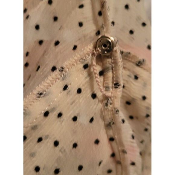 Jason Wu Collection Polka Dot Tie Neck Long Sleeve Silk Blouse Women's Size 10 - Picture 9 of 13